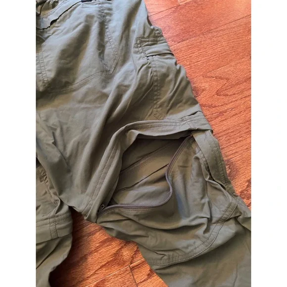 REI Forest Green Convertible Hiking Pants Size 8 - Picture 14 of 14